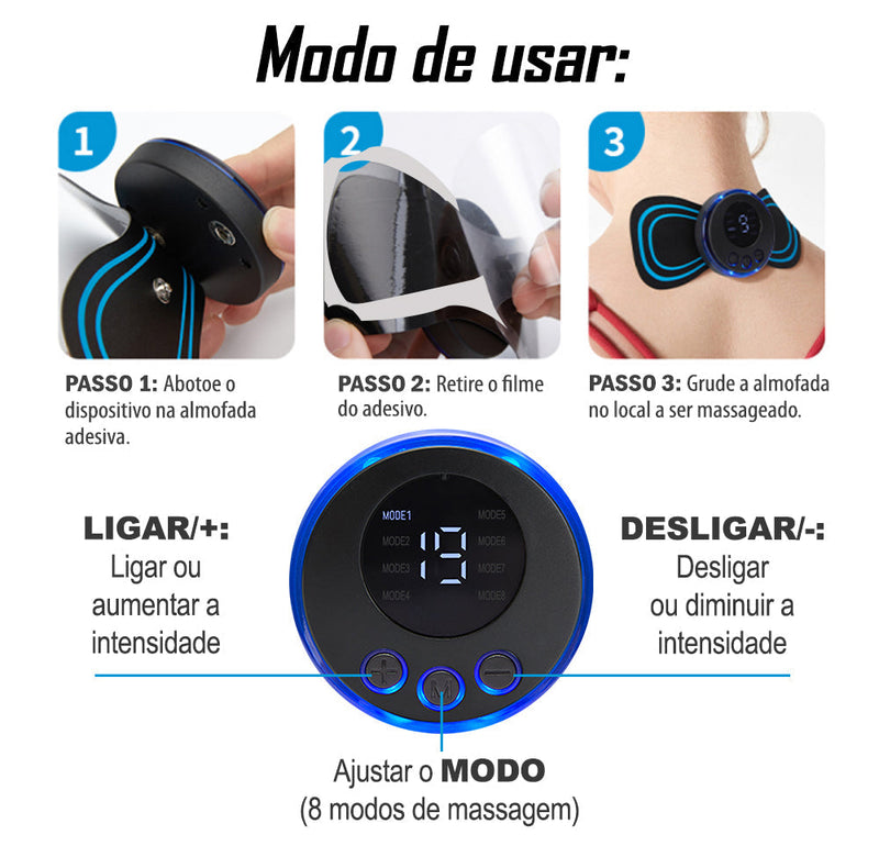 Massageador portátil Kenko Fit 2.0